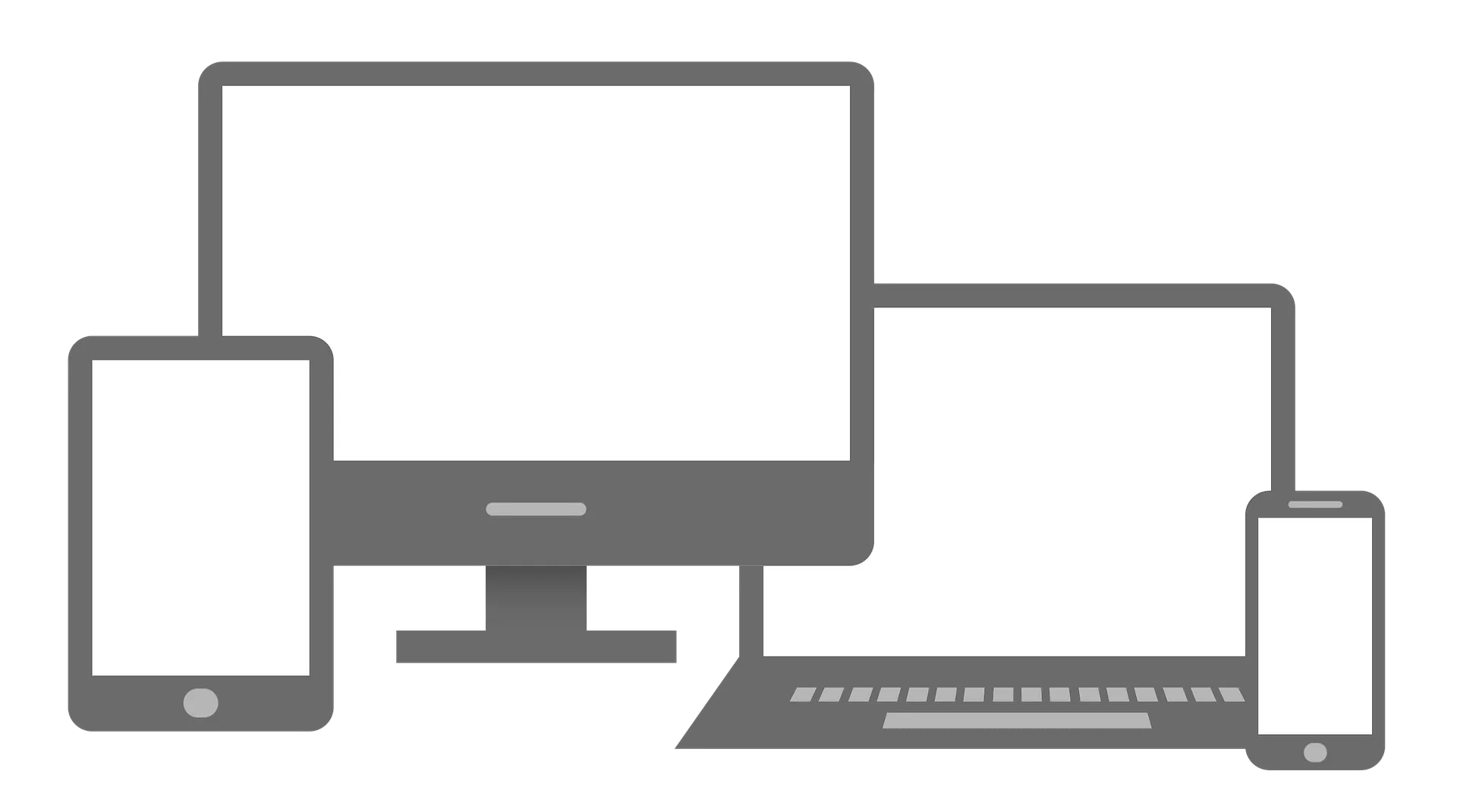 Technology Equipment Responsive royalty-free stock illustration. Free for use & download